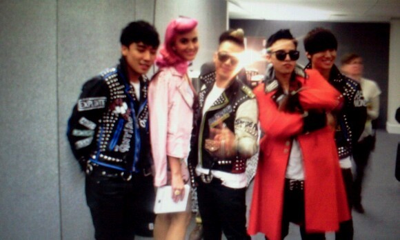 Big Bang chụp cùng Katy Perry